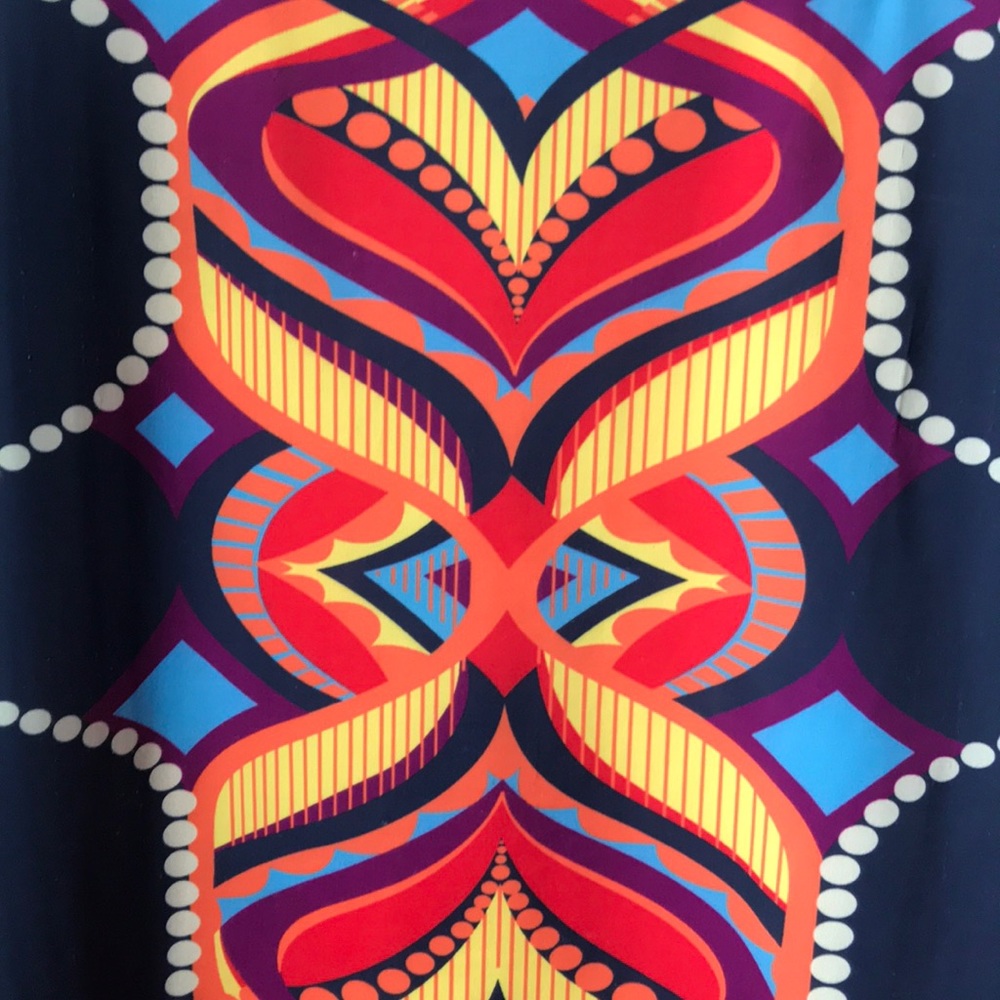 Multicolored Print Dress